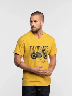 Kooskiar - T-shirt moto vintage