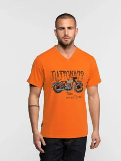 Kooskiar - T-shirt moto vintage