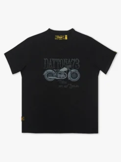 Kooskiar - T-shirt moto vintage