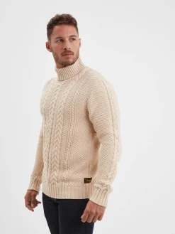 Lander - Pull col roulé homme