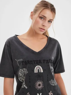 Lily - T-shirt bohème femme