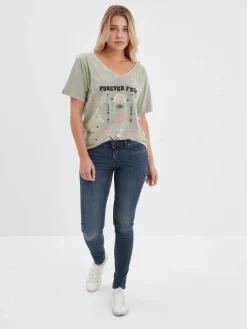 Lily - T-shirt bohème femme