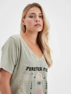 Lily - T-shirt bohème femme