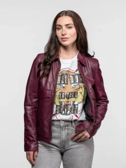 Lisa - Veste cuir femme
