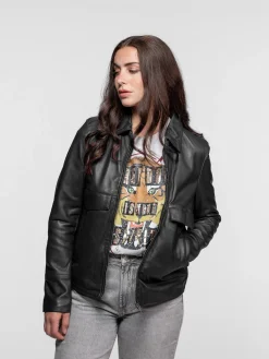 Lisa - Veste cuir femme