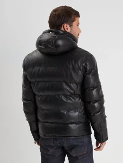 Luka - Doudoune cuir homme