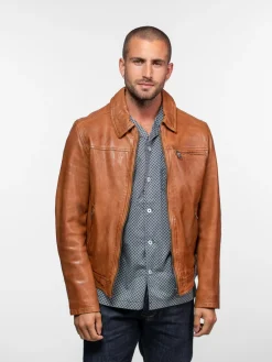 Major - Blouson cuir homme