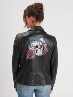 Margaux - Blouson cuir femme