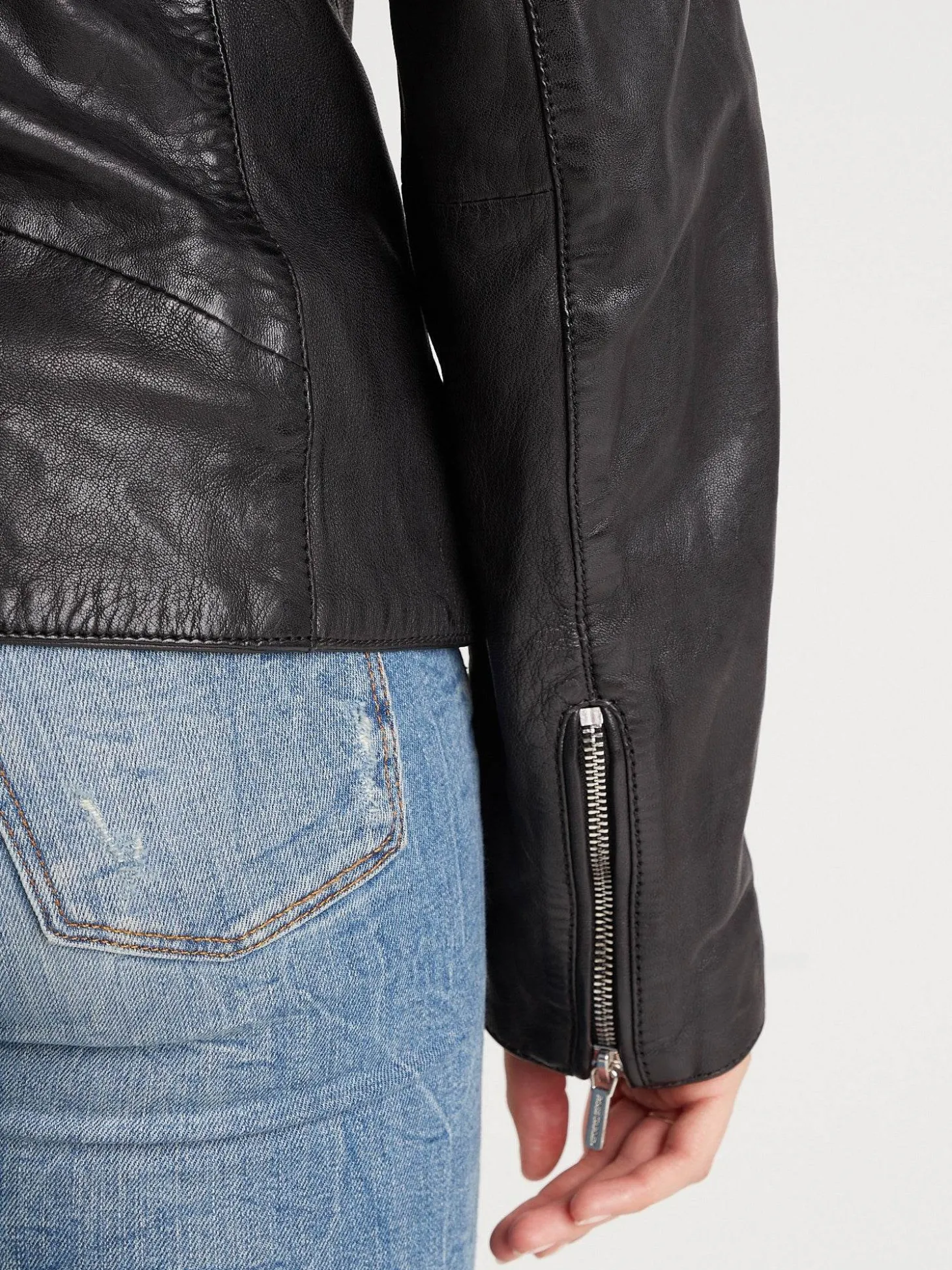 Margaux - Blouson cuir femme