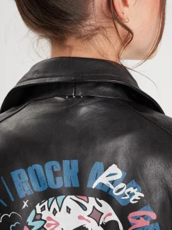 Margaux - Blouson cuir femme