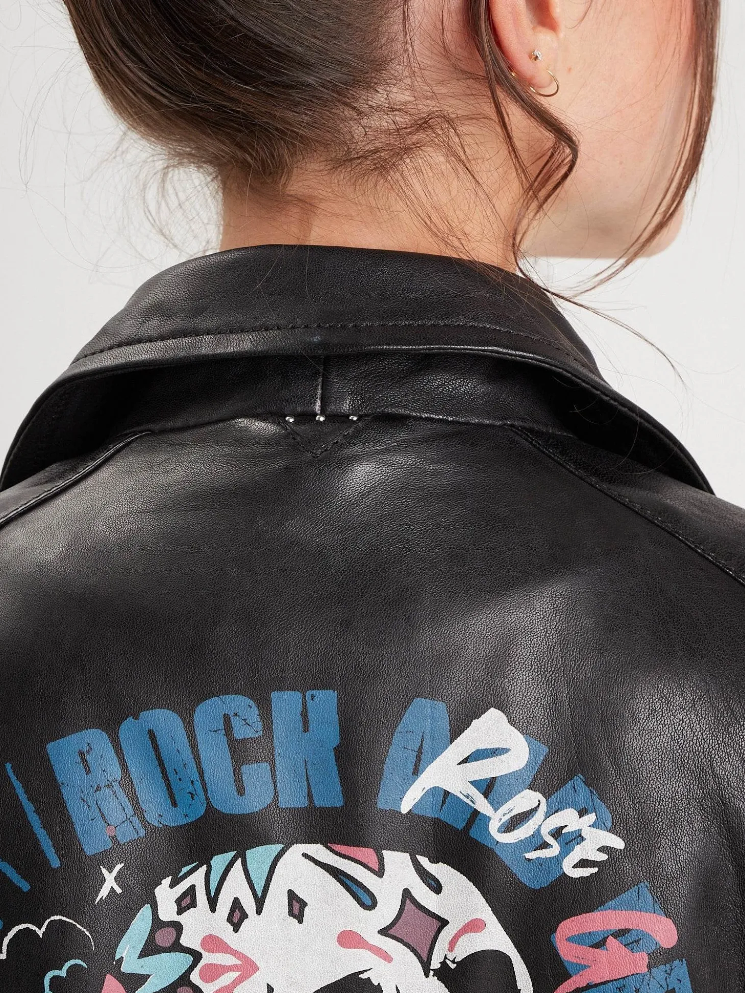 Margaux - Blouson cuir femme