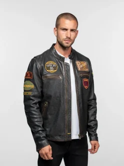 Martinez - Blouson moto vintage