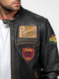 Martinez - Blouson moto vintage