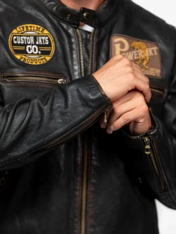 Martinez - Blouson moto vintage