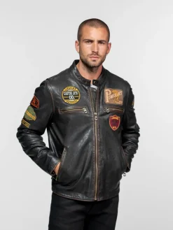 Martinez - Blouson moto vintage