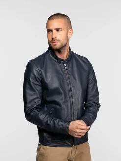 Mercer - Blouson cuir homme