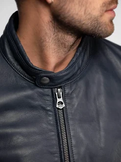 Mercer - Blouson cuir homme