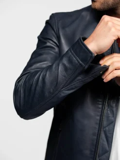 Mercer - Blouson cuir homme