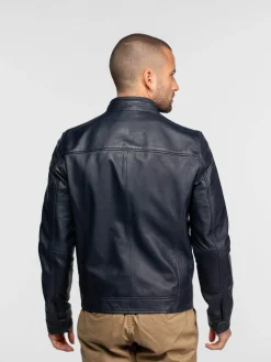 Mercer - Blouson cuir homme