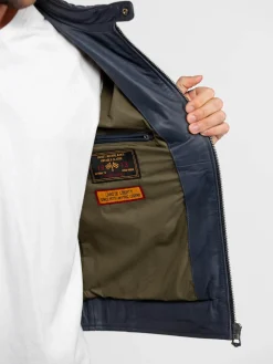 Mercer - Blouson cuir homme