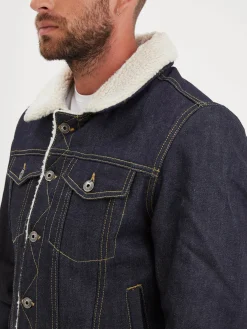 Mills - Veste en jean sherpa