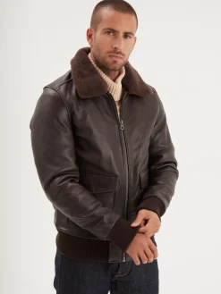 Mirage - Blouson aviateur cuir homme