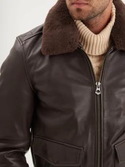 Mirage - Blouson aviateur cuir homme