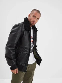 Mirage - Blouson aviateur cuir homme