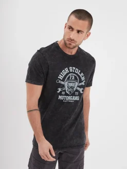 Monroe - T-shirt moto vintage