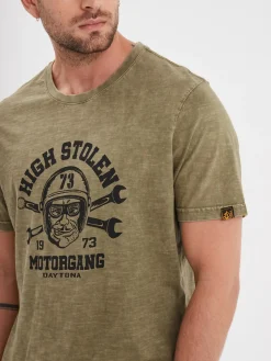 Monroe - T-shirt moto vintage