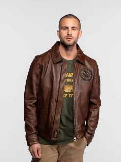 Monty - Blouson cuir aviateur