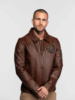 Monty - Blouson cuir aviateur
