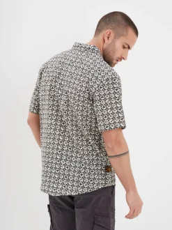 Moss - Chemise à motifs moto