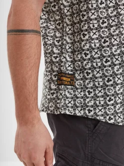 Moss - Chemise à motifs moto