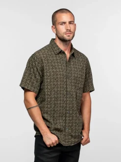 Moss - Chemise à motifs moto