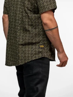 Moss - Chemise à motifs moto