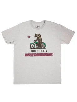 Moto bear - T-shirt textile homme