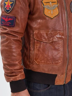 Mythic - Blouson air force cuir homme