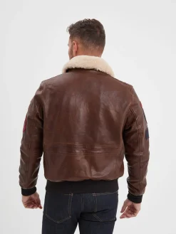 Mythic - Blouson air force cuir homme