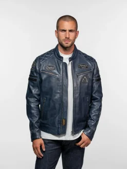 Nieto - Blouson cuir motard