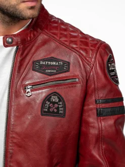 Nieto - Blouson cuir motard
