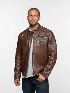 Nieto - Blouson cuir motard