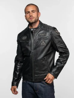 Nieto - Blouson cuir motard