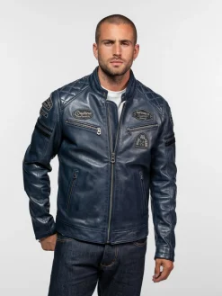 Nieto - Blouson cuir motard