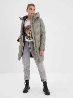 Olgar - Doudoune cuir femme