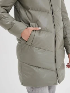 Olgar - Doudoune cuir femme