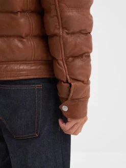 Onelda - Doudoune cuir homme