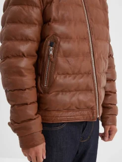 Onelda - Doudoune cuir homme