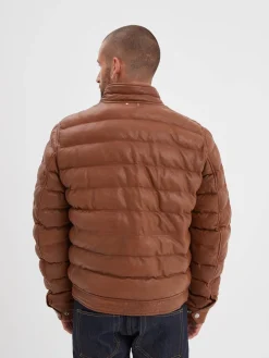 Onelda - Doudoune cuir homme