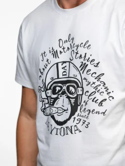 Pajari - T-shirt moto vintage